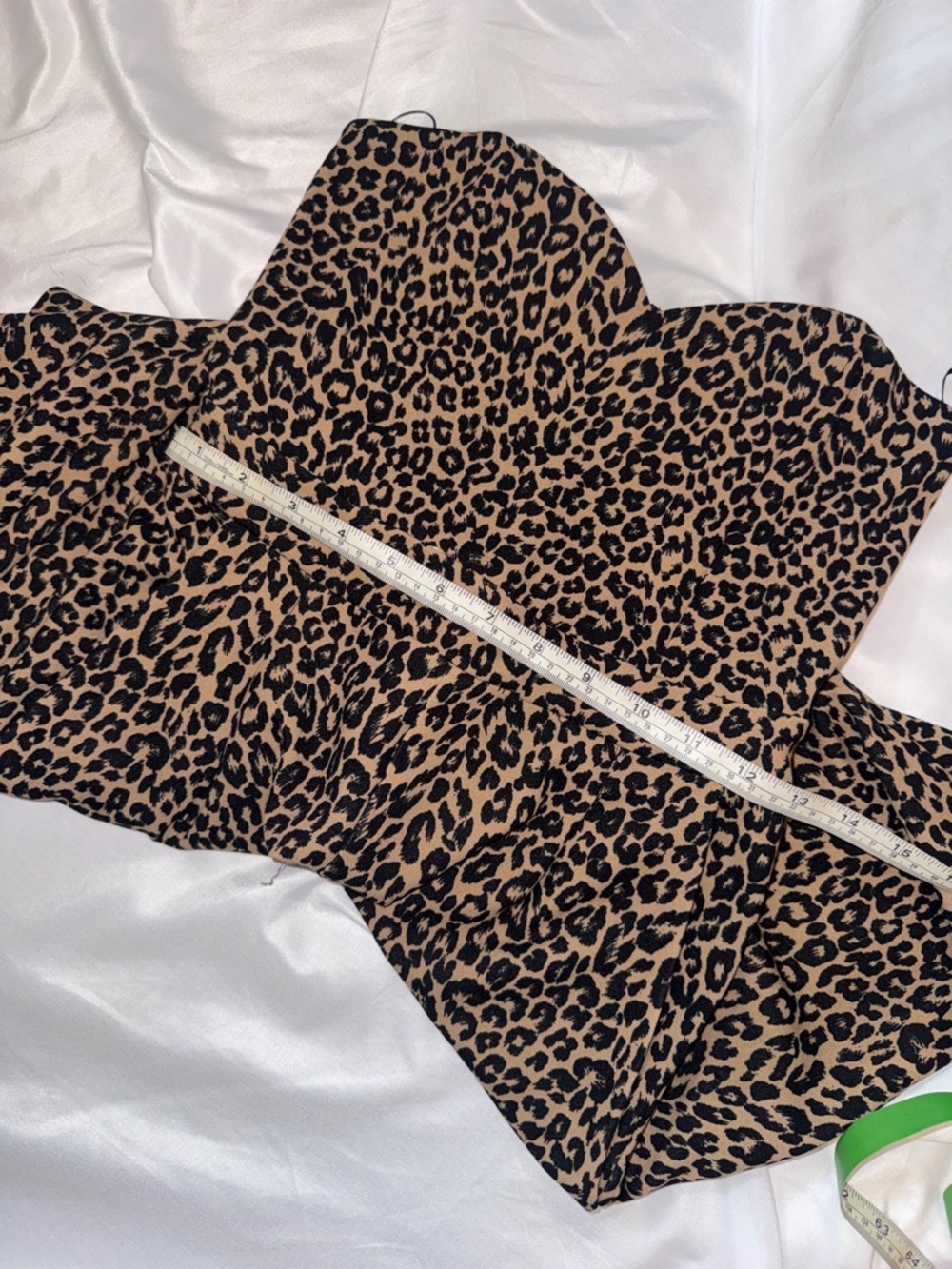 Express Strapless Leopard Print Jumpsuit - Brown & Black - Picture 6 of 7